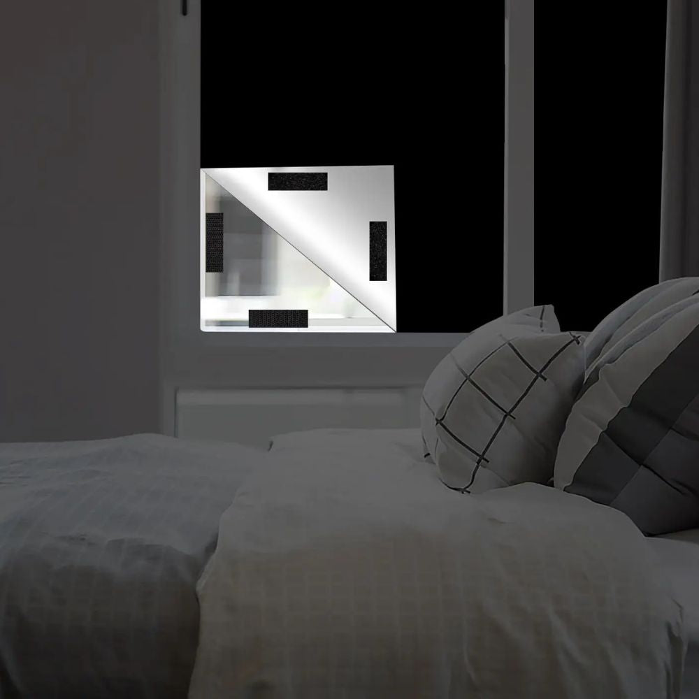 Static Cling Blackout Window Shade with Heat Blocking and Privacy Protection