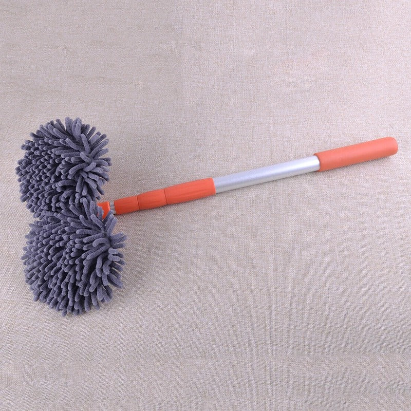 Rotating Head Car Wash Brush with Extended Detachable Handle