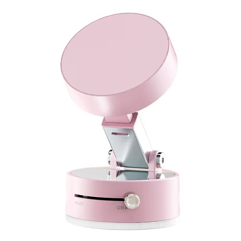 Foldable Magnetic Phone Holder with 360 Rotation and Vacuum Mount for Car Home Travel