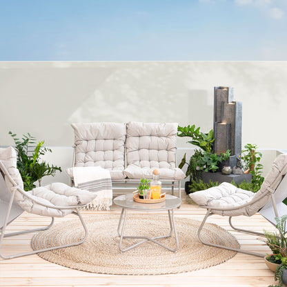 Auren Outdoor Sofa Set with Coffee Table, 4 Seater
