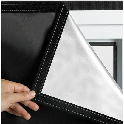 Static Cling Blackout Window Shade with Heat Blocking and Privacy Protection