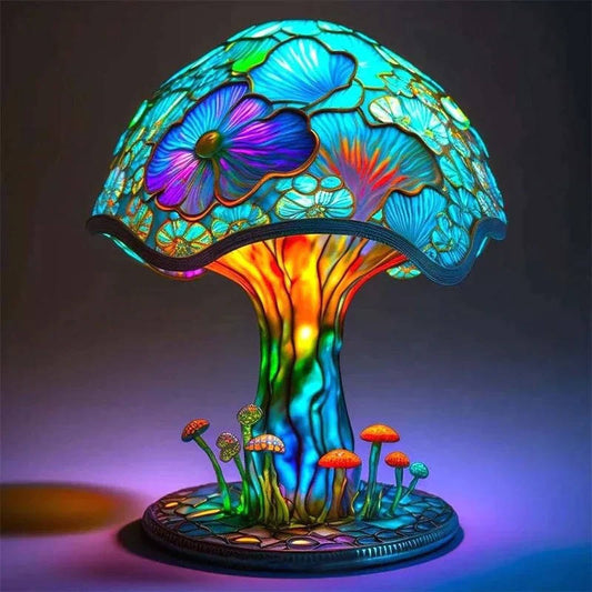 Stained Glass Mosaic Table Lamp