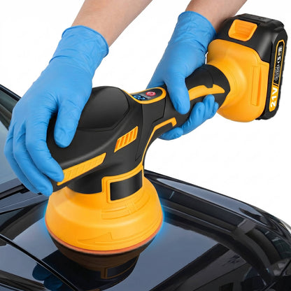 Cordless Car Buffer Polisher Kit, 6 Speed Orbital Polisher for Waxing and Detailing