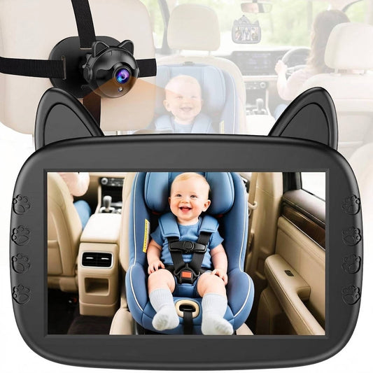 Rear Seat Baby Car Camera with 1080P Video and Wide Angle View