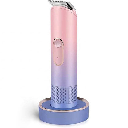 Womens Rechargeable Bikini Trimmer with Dock and Guide Combs
