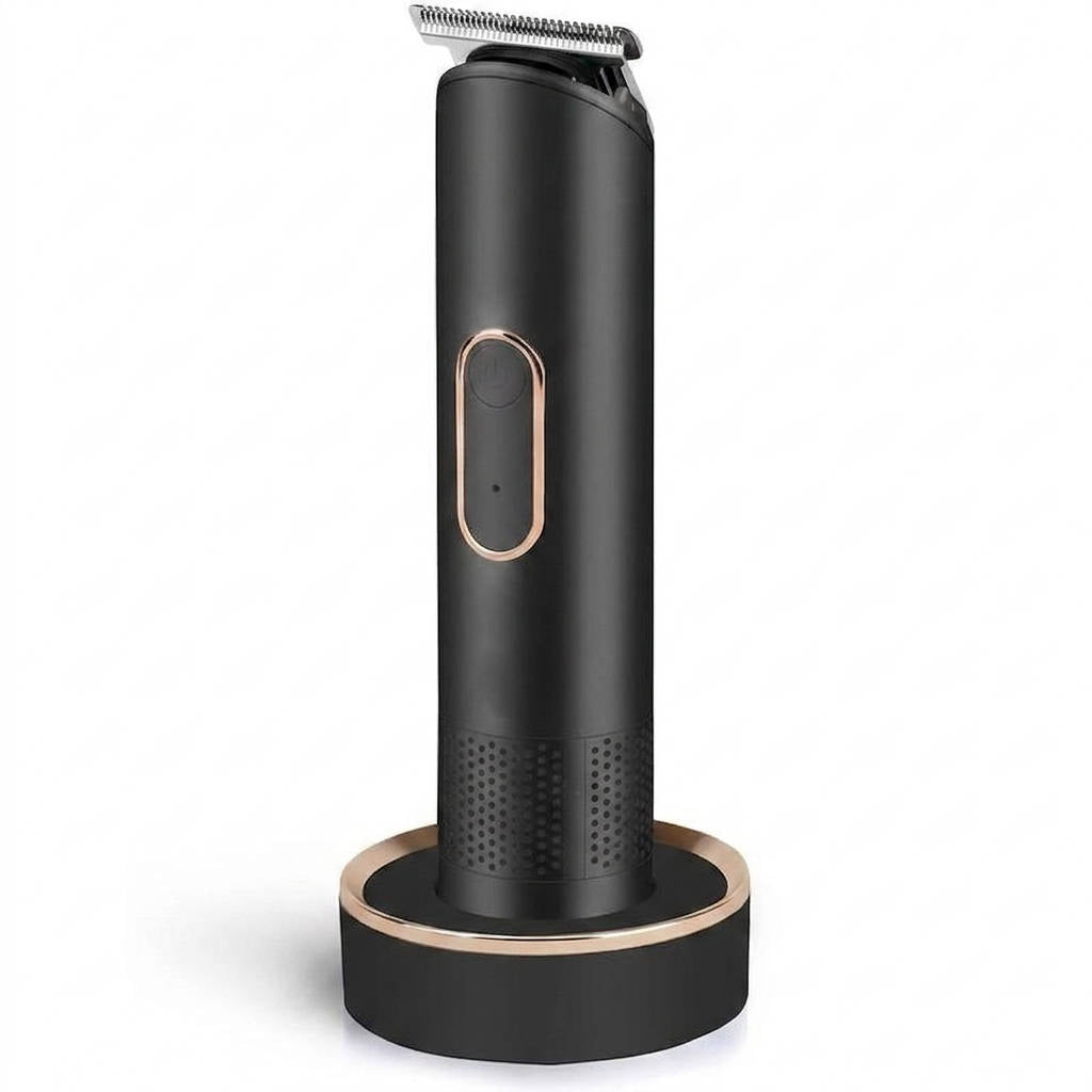 Womens Rechargeable Bikini Trimmer with Dock and Guide Combs