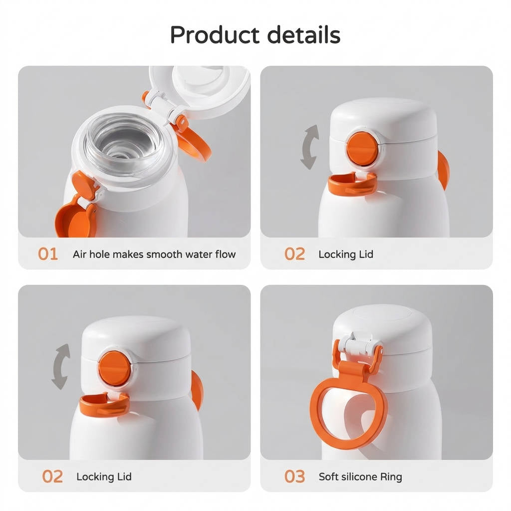 Portable Bottle Warmer for Travel, 12oz Rechargeable with 4 Temperature Settings