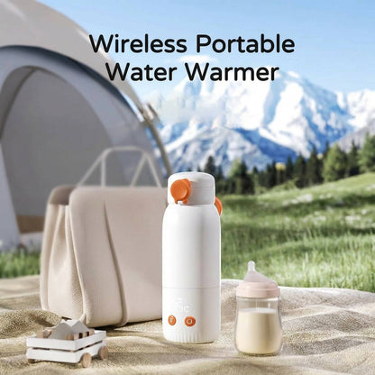 Portable Bottle Warmer for Travel, 12oz Rechargeable with 4 Temperature Settings