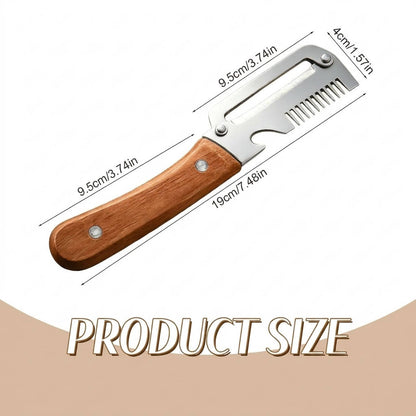 3 in 1 Vegetable Peeler with Julienne Cutter and Bottle Opener