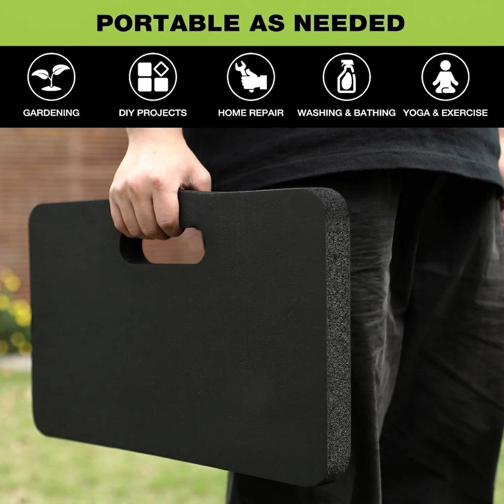 Extra Thick Kneeling Pad 2 Pack, Soft Foam Knee Cushion for Gardening Workout and Baby Bathing