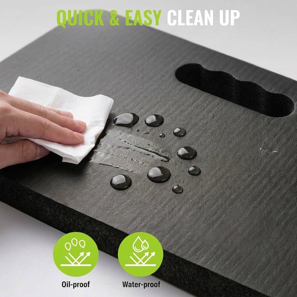 Extra Thick Kneeling Pad 2 Pack, Soft Foam Knee Cushion for Gardening Workout and Baby Bathing