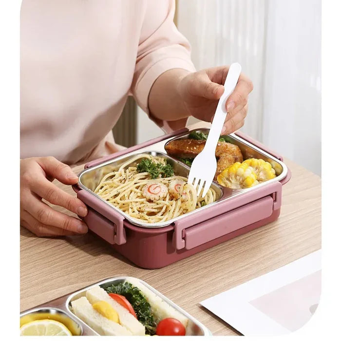 Vacuum Insulated Stainless Steel Food Container with Leak-Resistant Lid and 12-Hour Heat Retention
