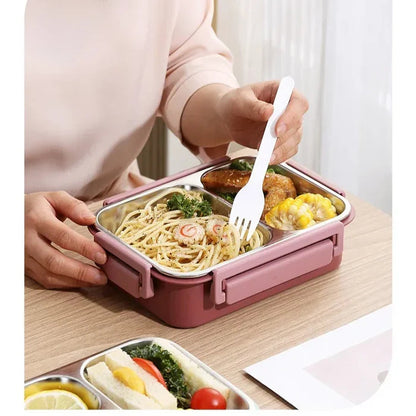 Vacuum Insulated Stainless Steel Food Container with Leak-Resistant Lid and 12-Hour Heat Retention