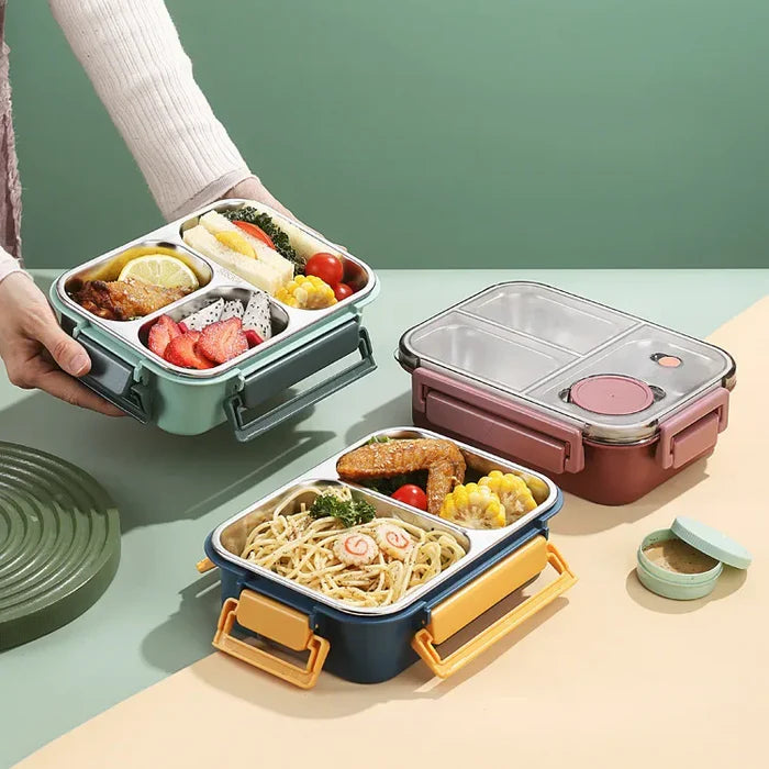 Vacuum Insulated Stainless Steel Food Container with Leak-Resistant Lid and 12-Hour Heat Retention