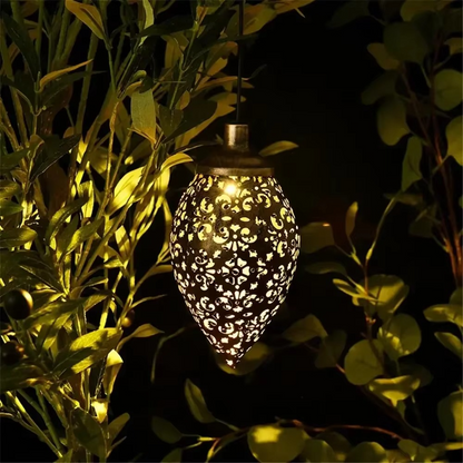 LED Water Drop Pathway Light with Solar Panel and Auto Dusk Sensor, Weatherproof