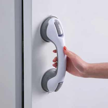 Bathroom Grab Bar with Suction Cups and Textured Grip, Tool-Free Installation