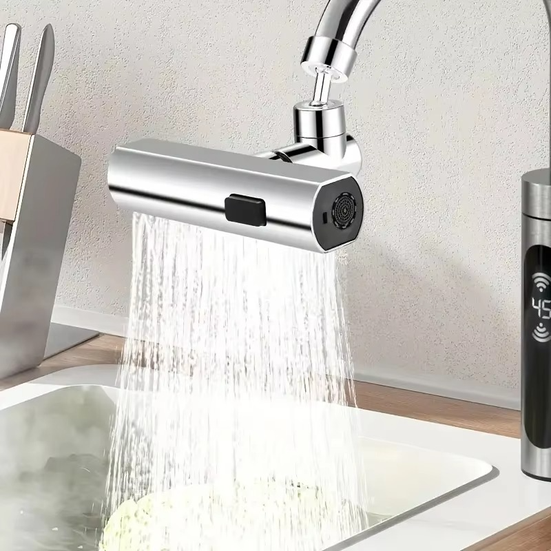 Faucet Flow Adapter with Splash Control and Focused Water Stream