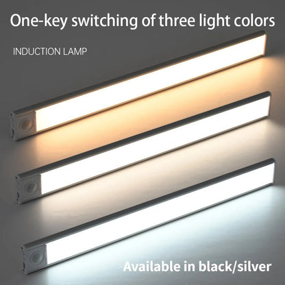 Rechargeable Motion Sensor Light with Magnetic Mounting and Dimming Control