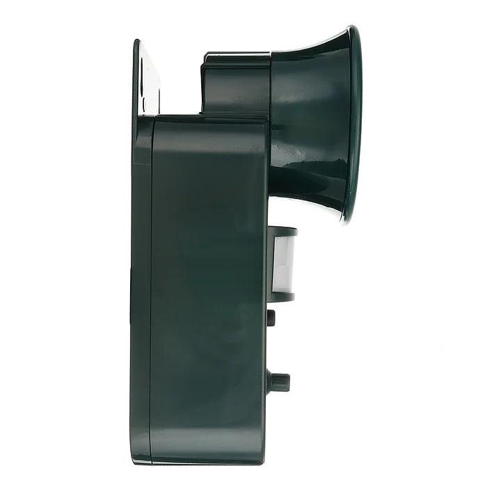Motion-Activated Ultrasonic Animal Repeller with LED Flash and Adjustable Frequency, 5000 Sq Ft
