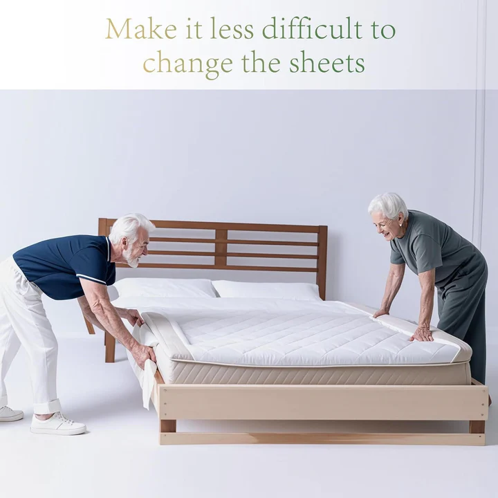 Bed Sheet Changing Tool with Ergonomic Grip and Mattress Support