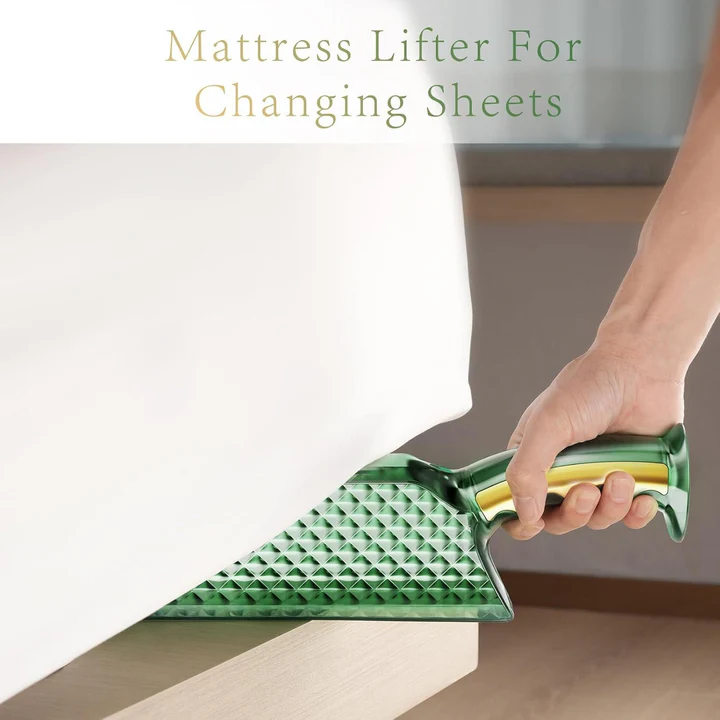 Bed Sheet Changing Tool with Ergonomic Grip and Mattress Support