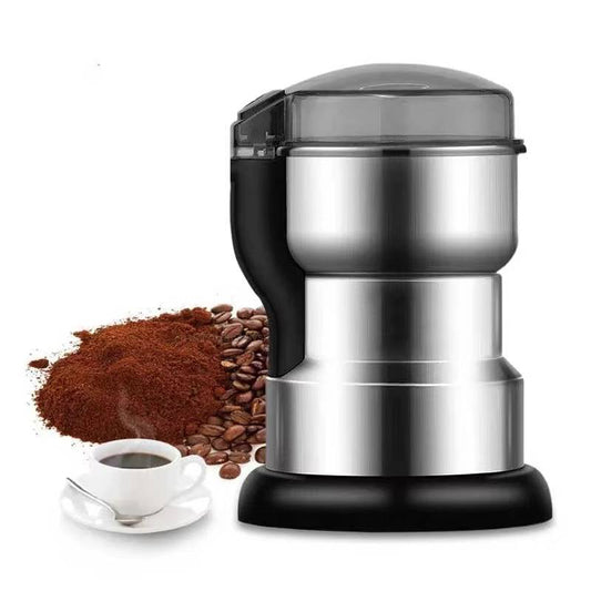 Stainless Steel Blade Grinder with Six-Blade Spiral Design and One-Touch Control