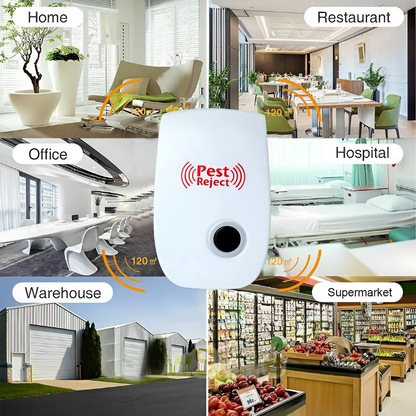 Solar-Powered Motion-Activated Squirrel Deterrent with LED Flash and Adjustable Ultrasonic Sound