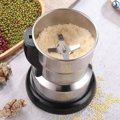 Stainless Steel Blade Grinder with Six-Blade Spiral Design and One-Touch Control