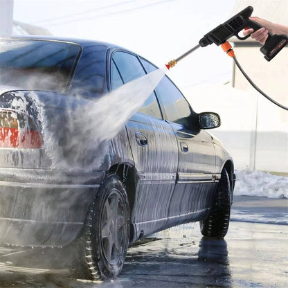 Portable Cordless Pressure Washer 380 PSI for Cars and Outdoor Use