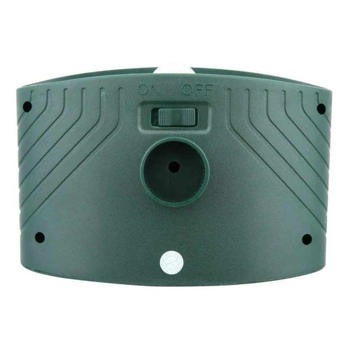 Ultrasonic Motion-Activated Wildlife Deterrent with Solar Power and LED Flash, Pack of 4