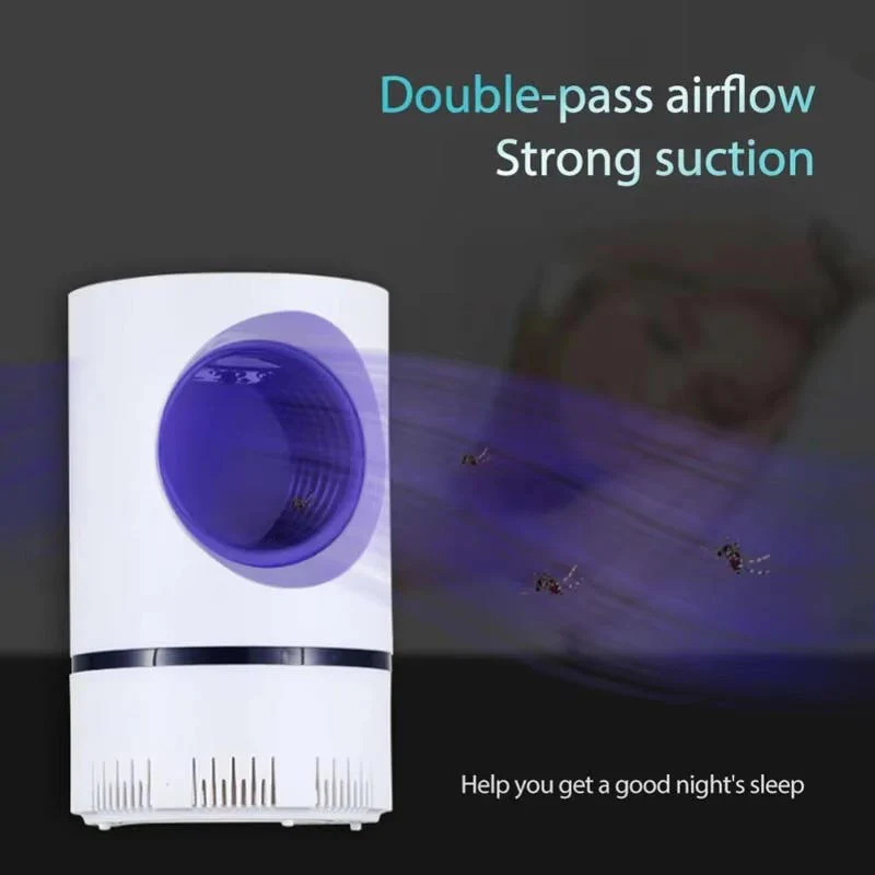 UV Mosquito and Fly Trap with 368nm LED Light and Quiet Airflow Capture