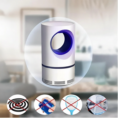 UV Mosquito and Fly Trap with 368nm LED Light and Quiet Airflow Capture