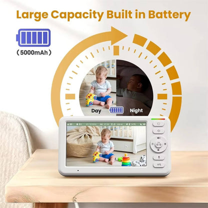 Wireless Baby Monitor with 5 Inch HD Screen and Camera 1000ft Range