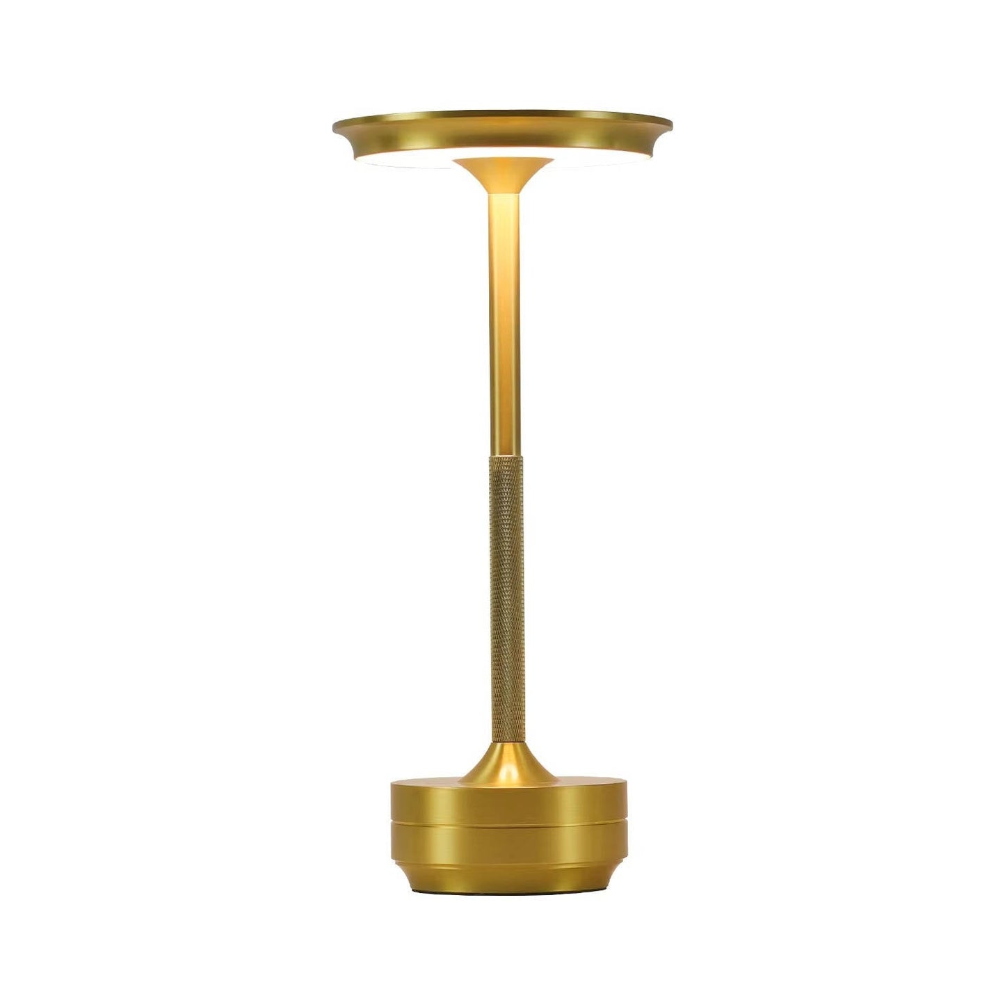 Rechargeable Touch Table Lamp with Three Color Temperatures, Stepless Dimming and Memory Function
