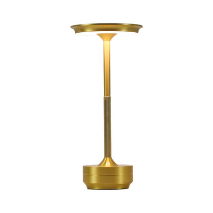 Rechargeable Touch Table Lamp with Three Color Temperatures, Stepless Dimming and Memory Function