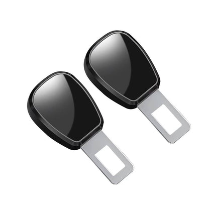 Seat Belt Extender with Metal Locking Tongue and Single Press Release, 2 Pack
