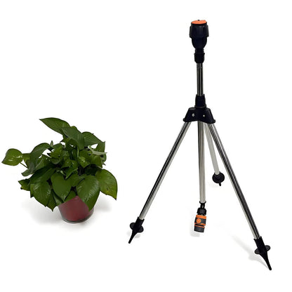 Telescoping Garden Sprinkler with Tripod Stand for Yard Watering