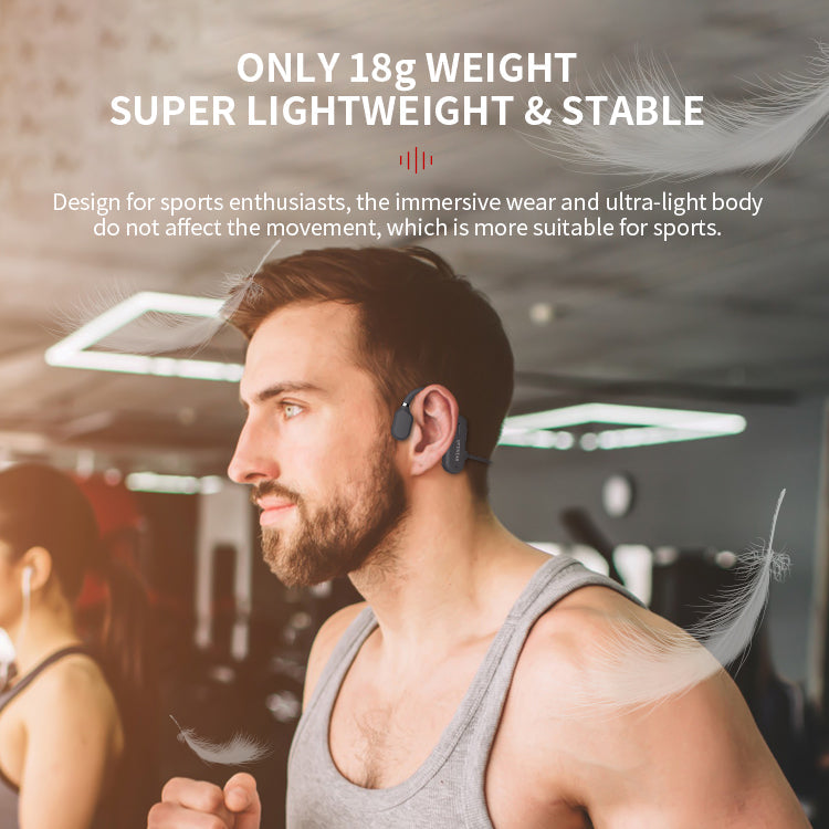 Bone Conduction Headphones with Wireless Bluetooth and Sweatproof Design, 11-Hour Battery