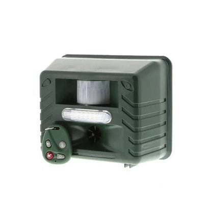 Solar-Powered Ultrasonic Bird Repeller with Motion Detection and LED Flash, Weatherproof