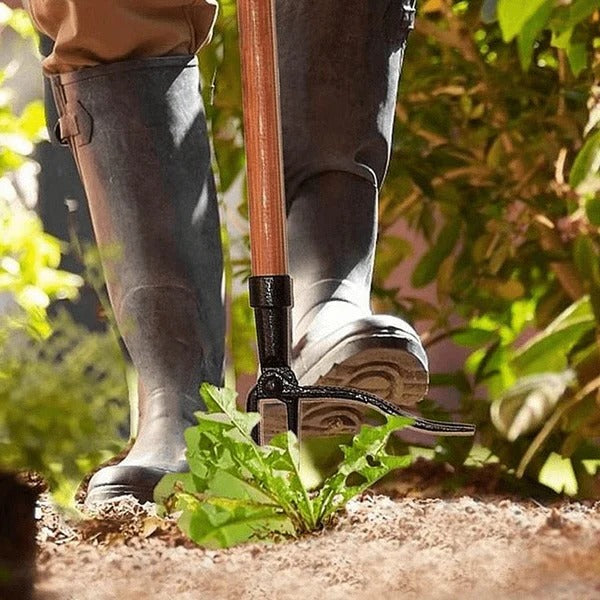 Four-Claw Weed Puller Head with Detachable Design and Root Extraction