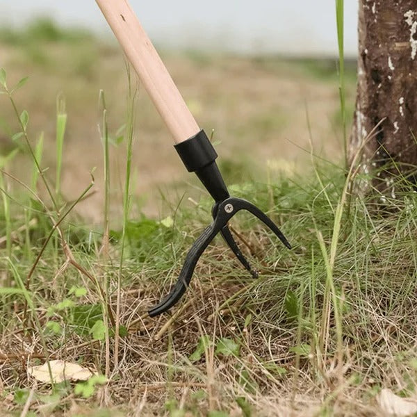 Four-Claw Weed Puller Head with Detachable Design and Root Extraction