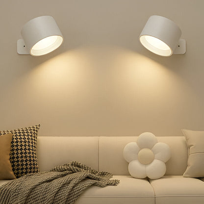Adjustable Wall Light with Magnetic Rotation and Dimmable LED, 3 Color Temperatures