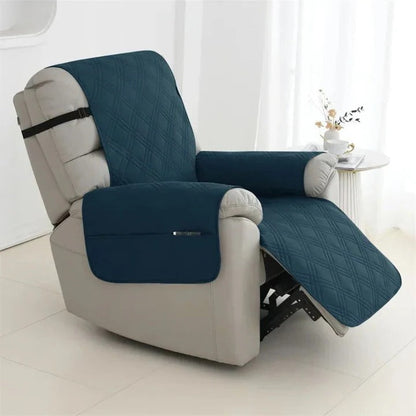 Quilted Recliner Cover with Waterproof Protection and Machine Washable Design