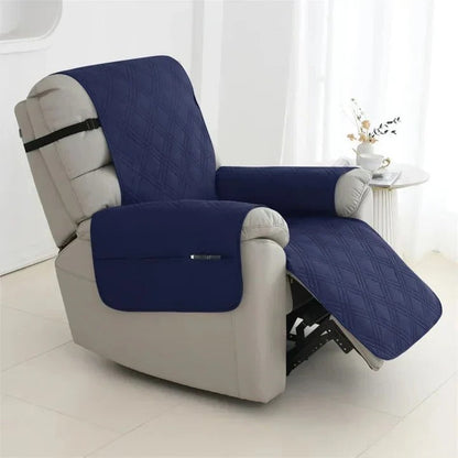 Quilted Recliner Cover with Waterproof Protection and Machine Washable Design