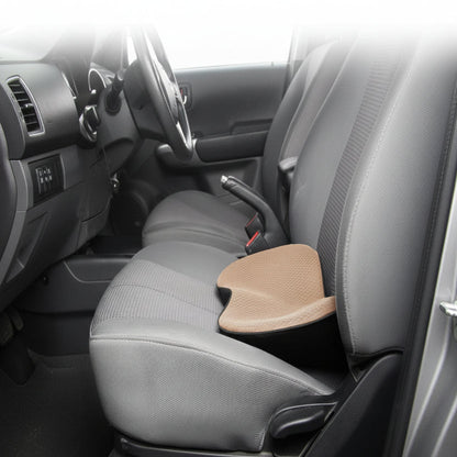 Memory Foam Car Seat Cushion with 3.5 Inch Lift Height and Breathable Cover, Removable for Washing