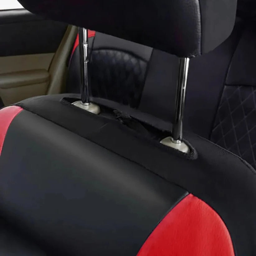 Waterproof PU Leather Seat Covers with 5mm Padding and UV Protection for Cars, SUVs, Trucks