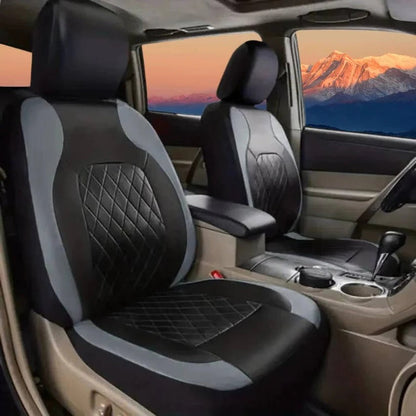 Waterproof PU Leather Seat Covers with 5mm Padding and UV Protection for Cars, SUVs, Trucks