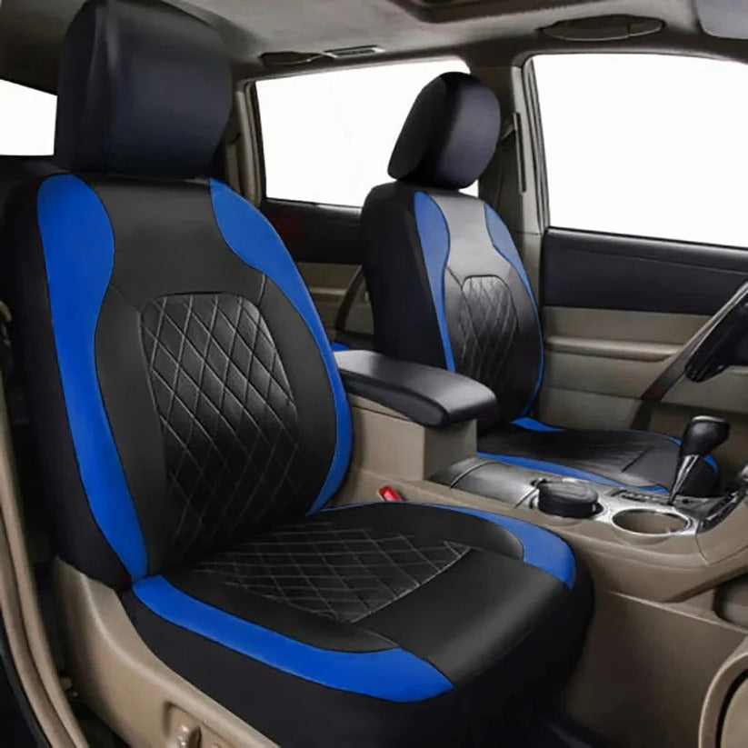 Waterproof PU Leather Seat Covers with 5mm Padding and UV Protection for Cars, SUVs, Trucks