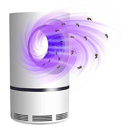 UV Mosquito and Fly Trap with 368nm LED Light and Quiet Airflow Capture