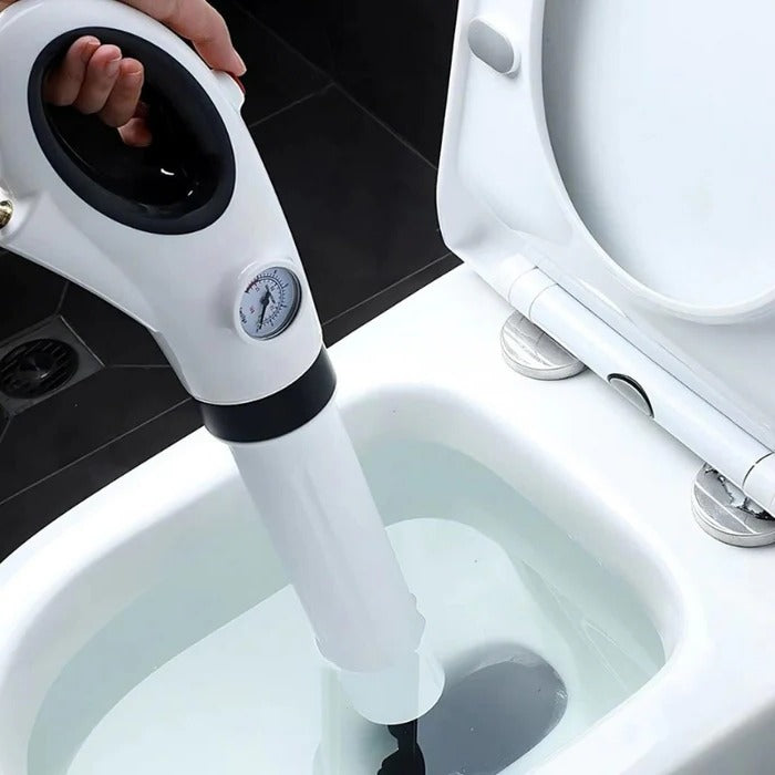 Air Pressure Drain Cleaner with Manual Pump and Compact Handheld Design